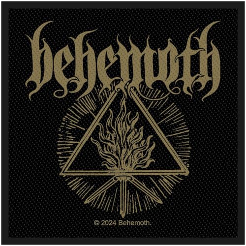Behemoth The Satanist Woven Patch Size Accessory Size