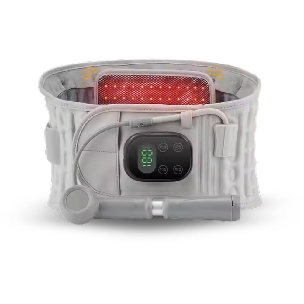 DEZIRE Lumbar Decompression Back Pain Relaxation Belt 2.0 | With Heat & Vibration Therapy, Decompression Technology, Improve Posture, Unisex | Adjustable Waist Size 28 To 48 Inch (Expandable Upto 57 Inch)