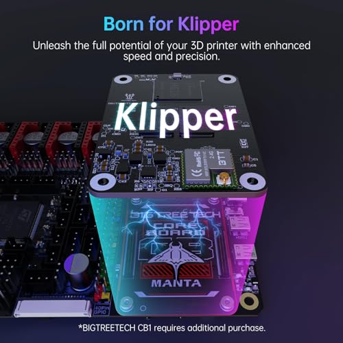 BIGTREETECH Manta M8P V2.0 Integrated Control Board 32Bit Running Klipper with CB1, High Speed 3D Printer Silent Motherboard, Compatible TMC5160T Plus,TMC5160,TMC2209,TMC2240 Stepper Driver