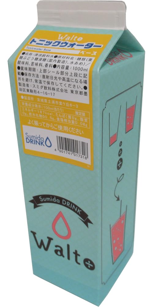 スミダ飲料 トニックウォーターコンク 1000ml