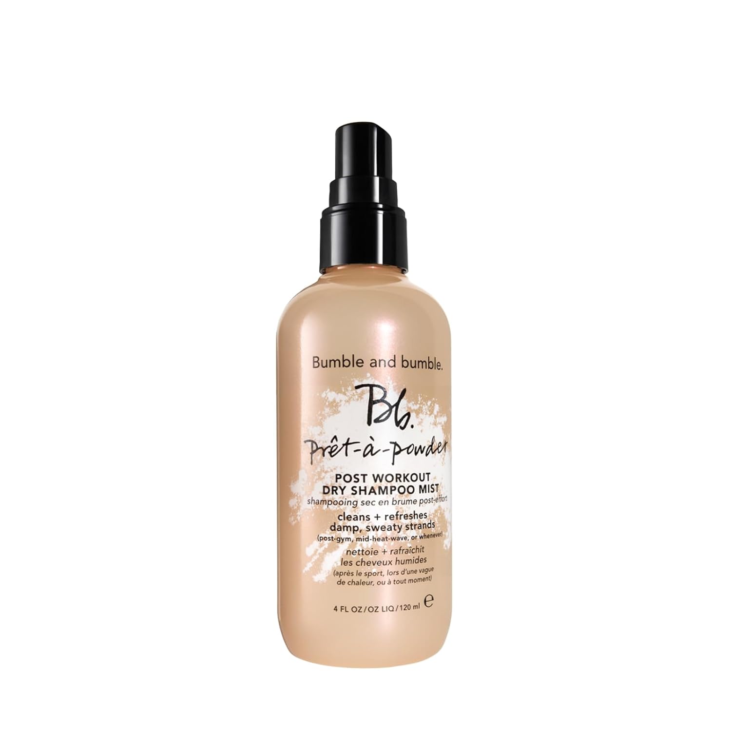 Bumble and bumble. Prêt-à-powder Post Workout Non-Aerosol Dry Shampoo Hair Mist | Cleanses Sweaty Hair + Eliminates Odor | Curly, Wavy, Straight