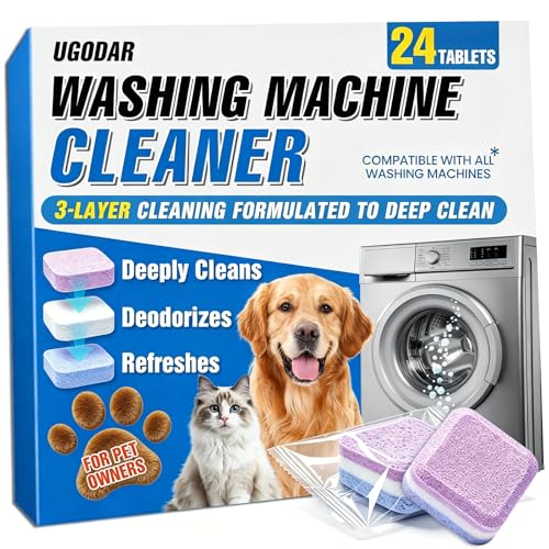 UGODAR Washing Machine Cleaner Tablets 24-Pack