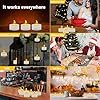 Candlium Tea Lights Battery Operated Candles LED Tea Lights Flameless Candles 200+ Hours Flickering Fake Tealights for Sweetest Day Wedding Home Decorations Party (Warm Yellow, 12 Pack) #3