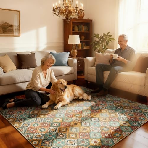 Image of FXW Washable Pee Pads for Dogs, Puppy Pads with Super Absorbent, Specifically Designed for FXW Rollick /Homeplus 24inch 8 Panels Dog Playpen, 63 inch Square, Beige Gourd, 1 Pack