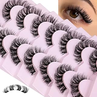 Natural Cluster Lashes Extensions Wispy Lashes Natural Look False Eyelashes Individual Lashes 3D Strips Eyelash Extensions DIY Lashes 7 Pairs Multipack
