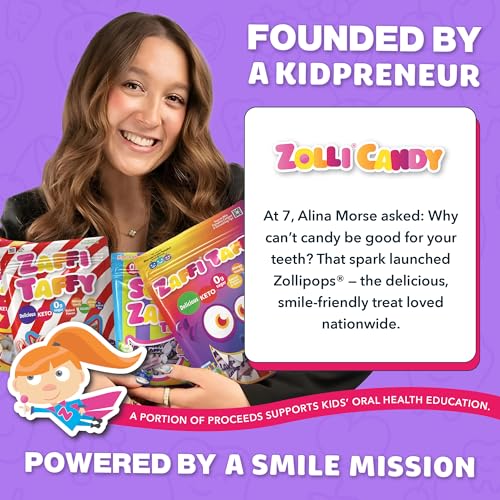 Zollipops Candy Clean Teeth Keto Sugar Free Taffy, Variety Pack, 32 Oz (Packaging may vary) - image 6