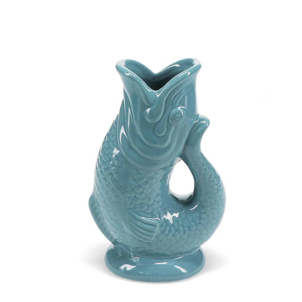 Rex London Blue Ceramic Fish Vase