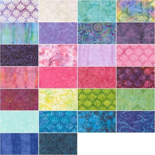 Mermaid Batiks Layer Cake® by Moda 10-inch Precut Fabric Squares (42 pcs) image 4