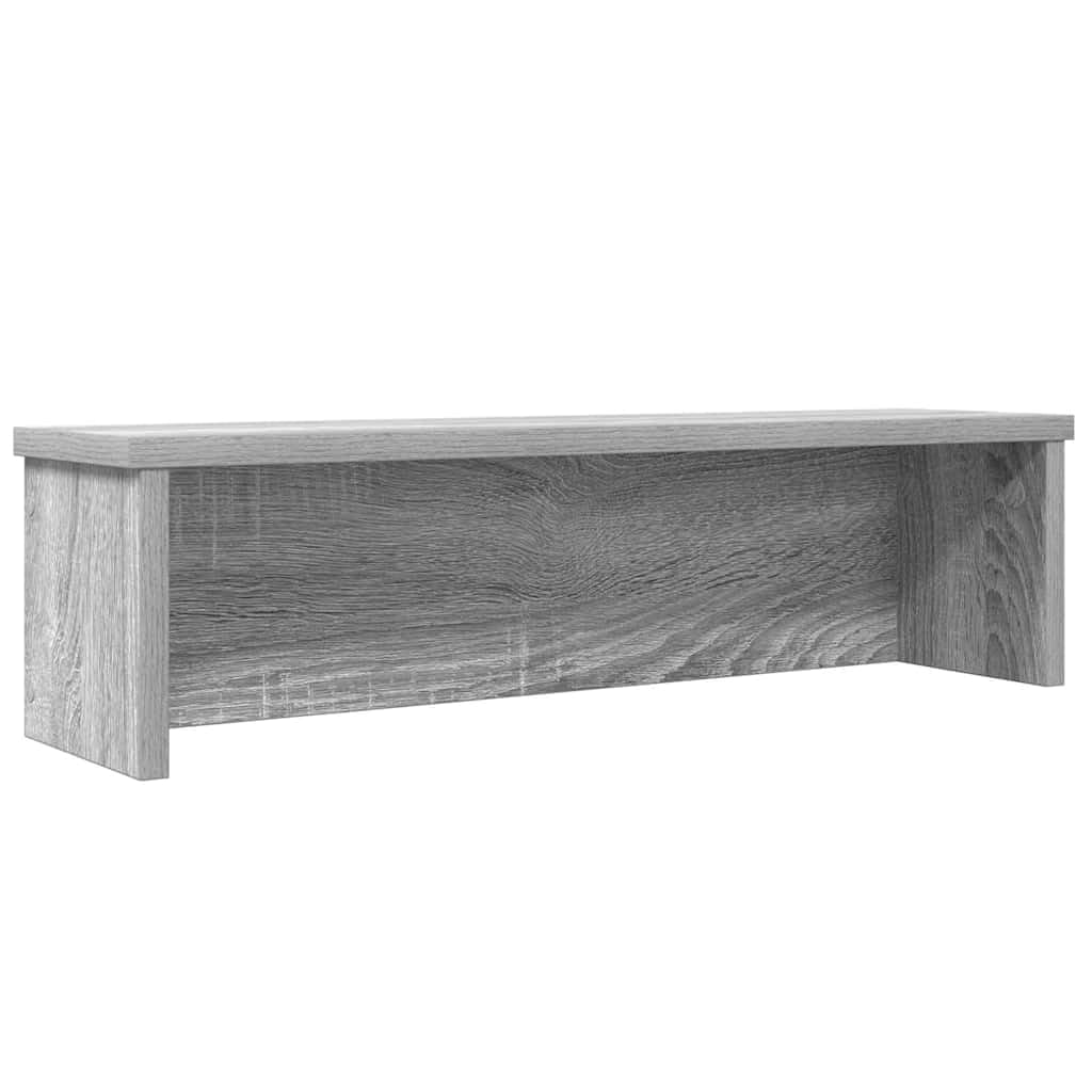 vidaXL Kitchen Rack Stackable Grey Sonoma 60x15x16 cm Engineered Wood, kitchen storage shelf, cabinet organizer, kitchen counter shelf