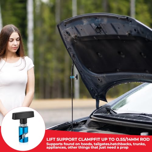 Image of 6 PCS Car Hood Prop Struts Clamp