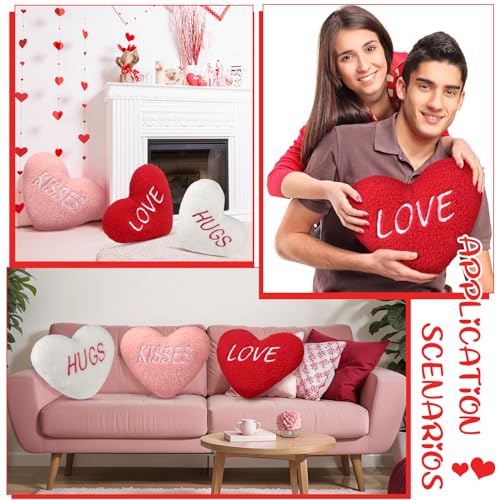 Coussin de Saint-Valentin en peluche Soaoo pour décorer votre salon - 7