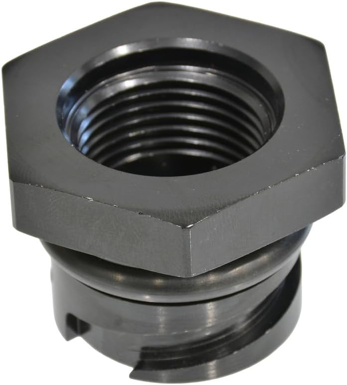 LS Billet Vented Oil Cap to -12ORB Male Fitting by Motion Raceworks 34-00045