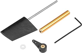 uxcell RC Boat Rudder with Single Servo Arm,Rudder Pad Thickness 7mm 1 Set