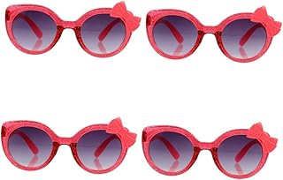 4 Pares De Arco De Tinta Infantil Óculos De Sol De Flor Óculos De Verão Óculos De Sol Desenhos Animados Para Óculos De Sol A Granel Óculos De Sol Para Bebês Óculos De Sol Para