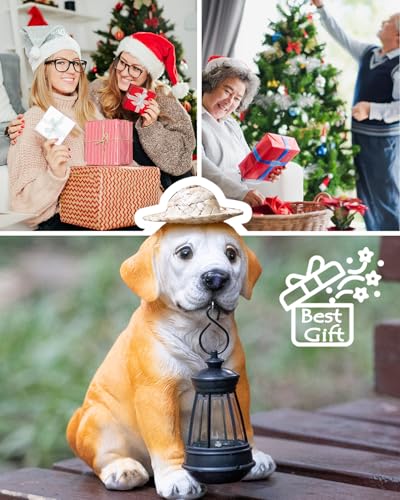 Glznorend WL101 Labrador Dog Outdoor Solar Statues thumb #1