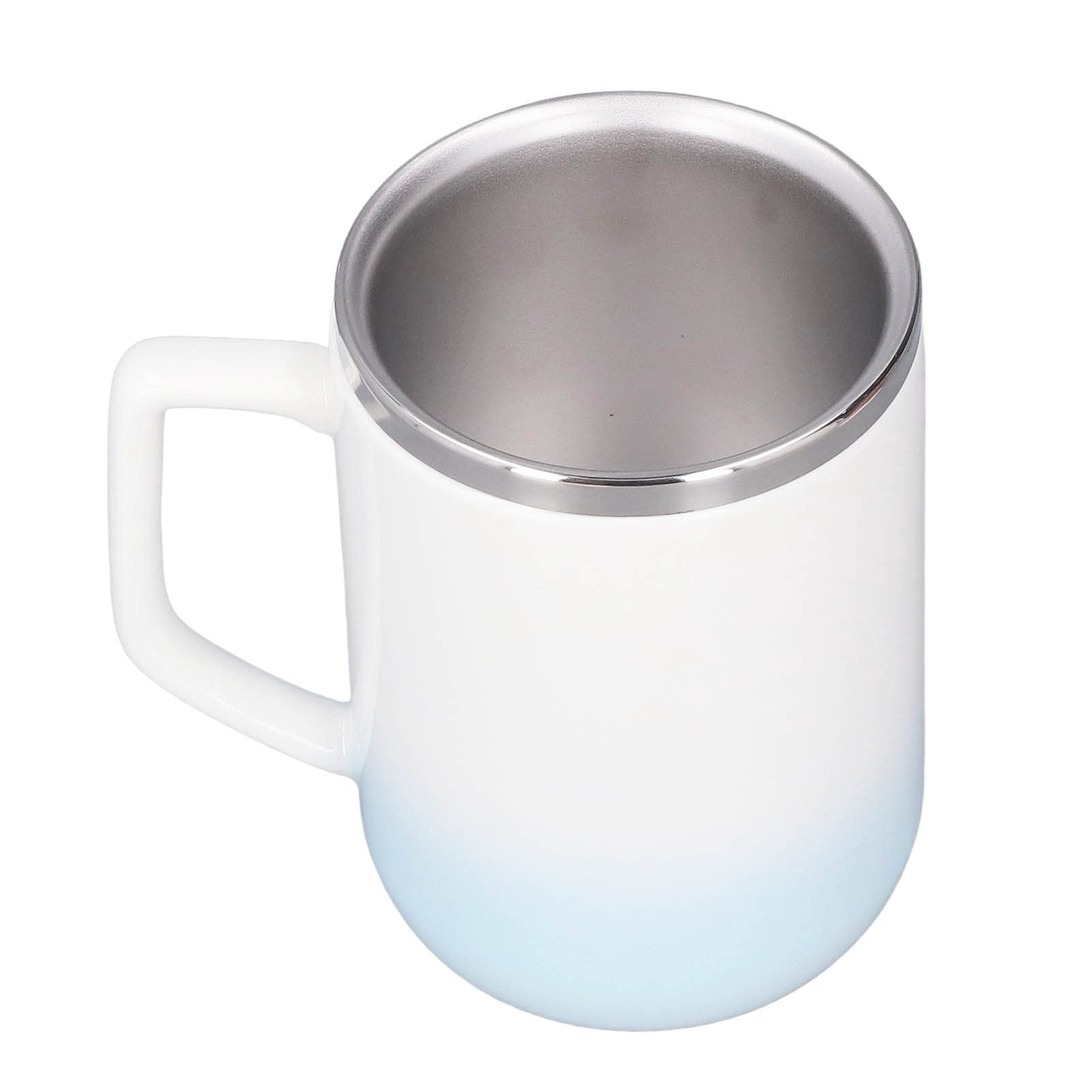 Tnfeeon Taza de Mezcla Eléctrica, Taza de café Agitadora Eléctrica Recargable, Termo de café, Tazas de café Adecuadas para café, Leche, Cacao y Otras Bebidas