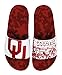 Hype Co University of Oklahoma OU Sooners Slydr Sports Slide Sandal