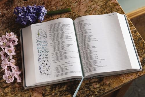 NIV, Beautiful Word Bible, Updated Edition, Peel/Stick Bible Tabs, Leathersoft over Board, Gold/Floral, Red Letter, Comfort Print: 600+ Full-Color Illustrated Verses - Image 11