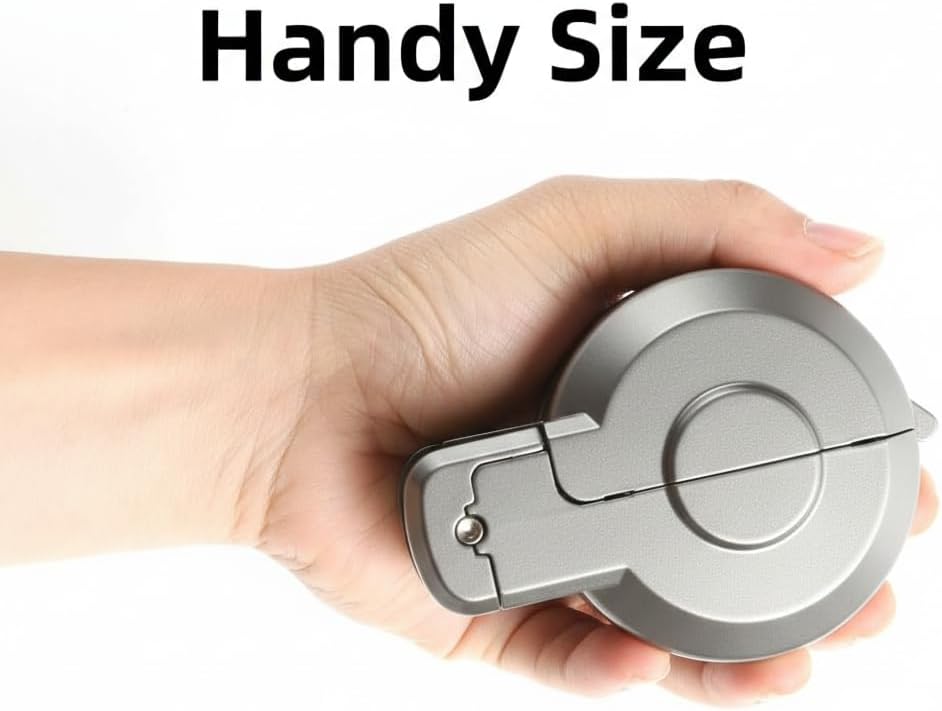 PUGED Door Knob Lockout Device Cover to Disable Doorknob/Faucet/Water Valve Hose Lock Door Handle Temporary Lock for Bedroom Door from Outside Door Handle Without Drilling (1, Silver)