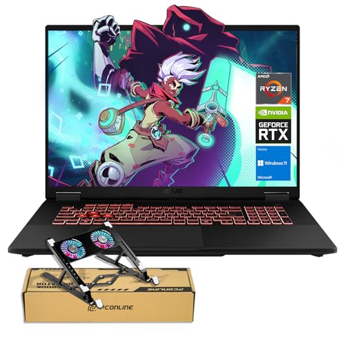 Image of ASUS TUF A18 5070 Gaming Laptop, 18 inch WQXGA 240Hz Display, AMD Ryzen 7 260 (Beats Intel i7-14700), NVIDIA RTX 5070, 64GB RAM, 4TB SSD, RGB Backlit KB, Bundle Laptop Cooler