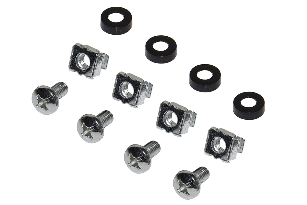Link LKRIP550AN - Estante para Armario Rack de 19 Pulgadas, Extensible de 550 mm, con 4 enganches Negros