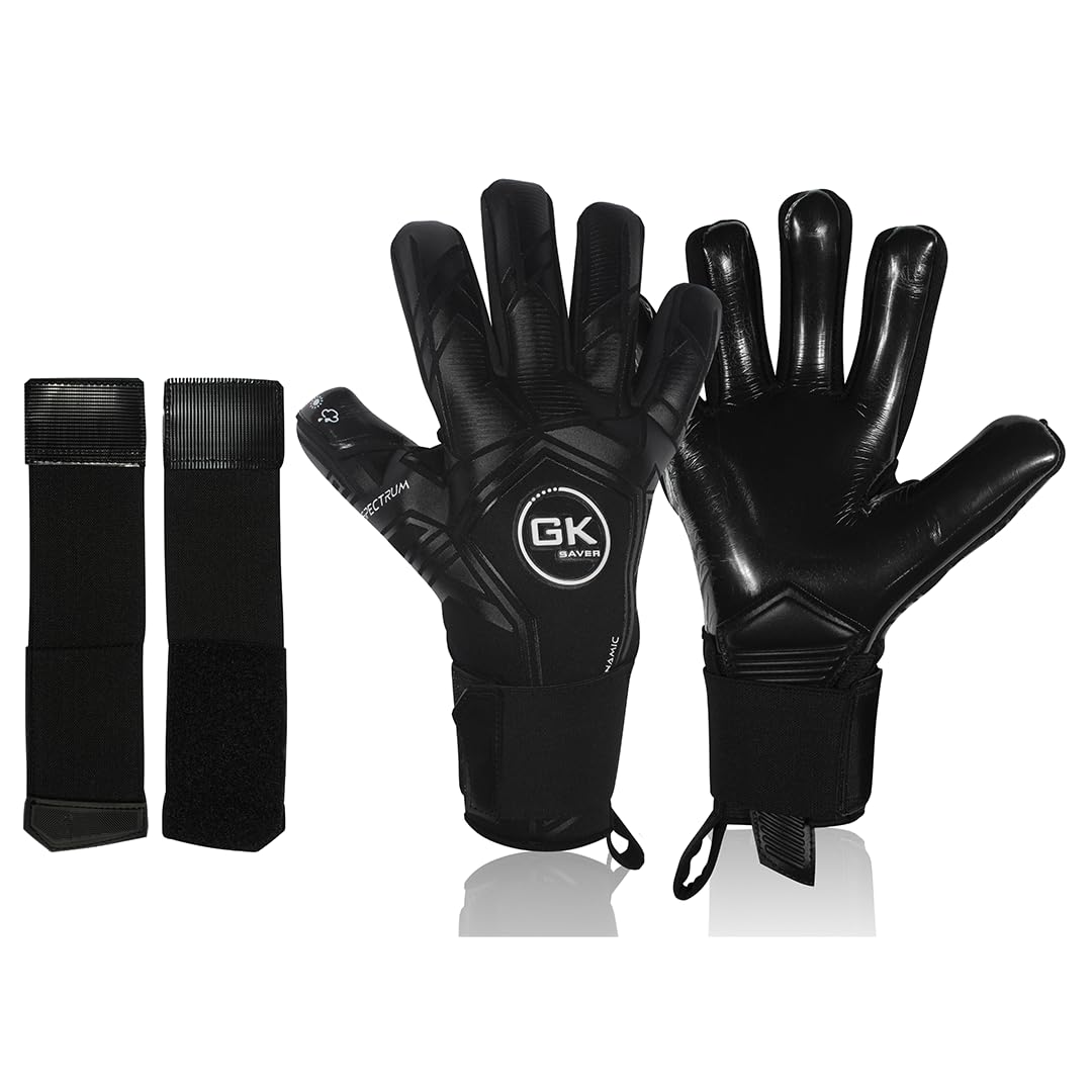 GK Saver Football Goalkeeper Goalie Gloves, Spectrum-S4, SIZE 9 - Image 2