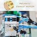 MECCANIXITY 3PCS Pneumatic Exhaust Muffler, g 1/2