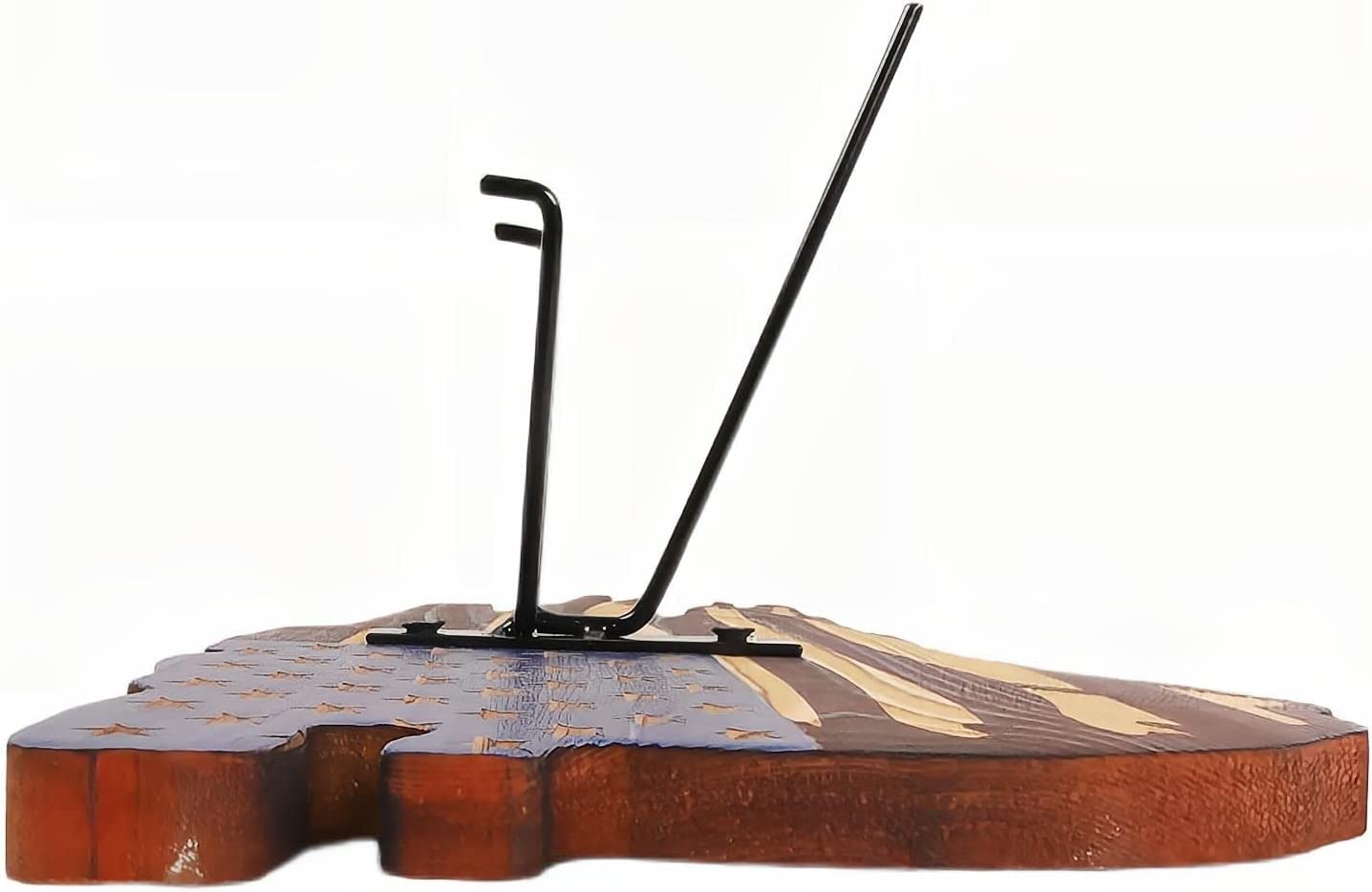 Taivoze European Mount Skull Hanger, USA Flag Decor Hooker Pedestal, Deer Antler Mounting Kit, Perfect Prey Display Rack for Hanging and Mounting Taxidermy Deer Antlers and Other Skulls, DH001