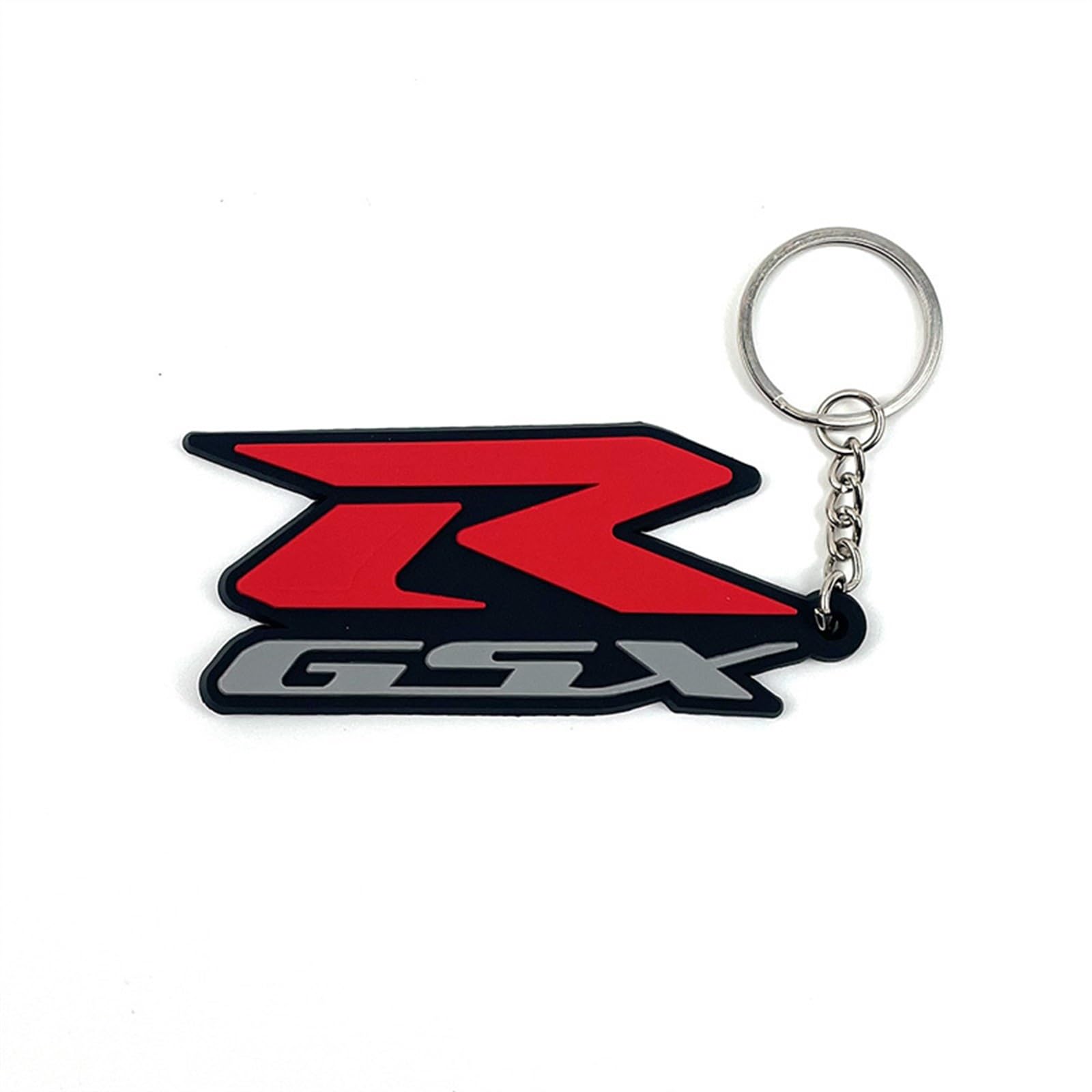 DOVPOD 3D Rubber Motorcycle Keychain Keyring For GSX-R GSX R GSXR GSX 250R K1 K2 K3 K4 K5 K6 K7 K8 H1 (Color : C)