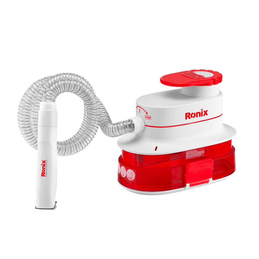 Ronix 4090 8 in 1 Haustierpflegeset | Tierhaarschneider mit Absaugung | 300 W | 4 L Behälter | 3 Saugstufen | Fellpflege für Hunde & Katzen | inkl. Zubehör