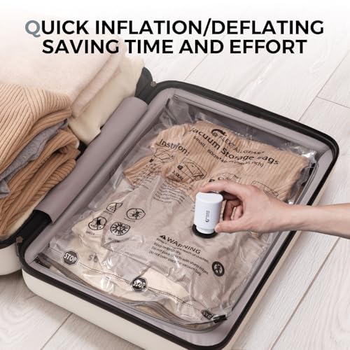 Image of FLEXTAILGEAR Portable Air Pump for Inflatables, 2.82oz Classic Tiny Air Pump, Rechargeable Electric Air Pump to Inflate Deflate for Camping Gear Pool Floats Air Mattress