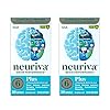 NEURIVA Nootropic Brain Support Supplement Plus Capsules (30ct Bottle) Phosphatidylserine, B6, B12, Folic Acid - Supports Focus, Memory, Learning, Accuracy, Concentration & Reasoning (Pack of 2)