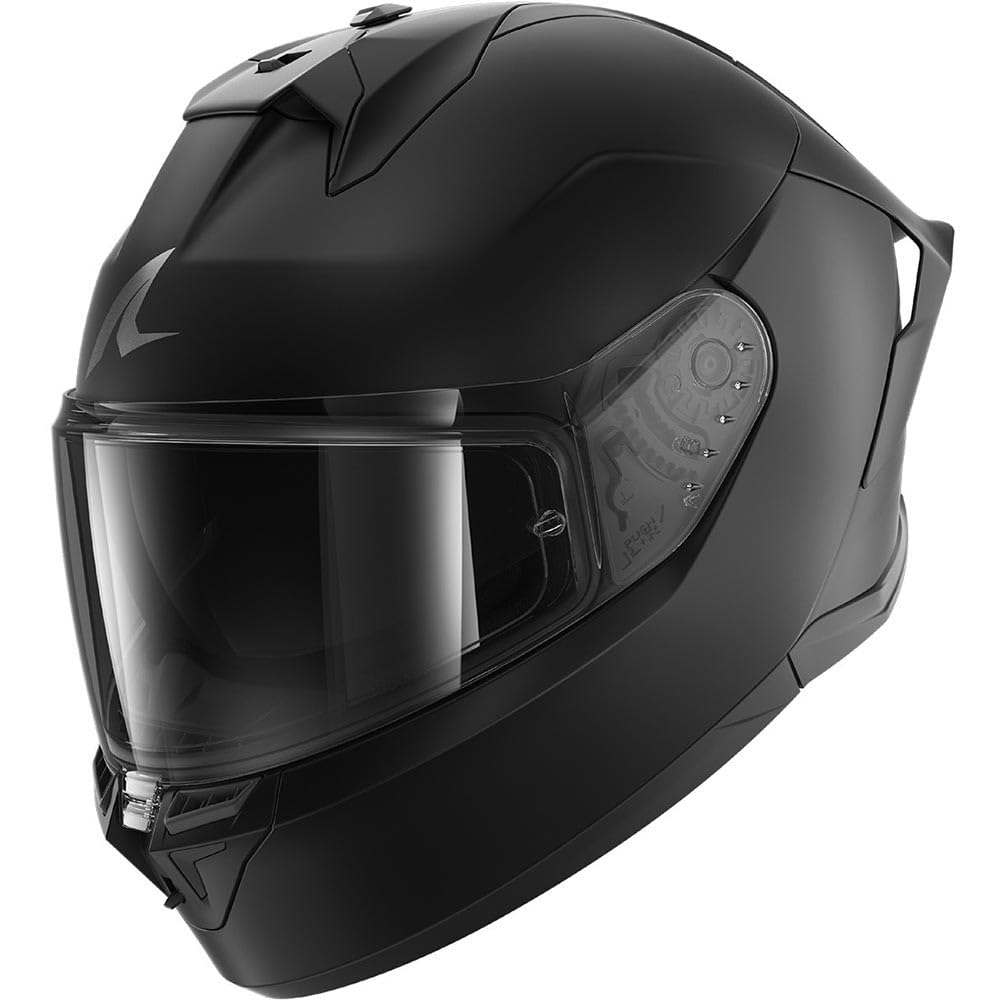 SHARK, Casco Moto Integrale SKWAL CUP BLANK Mat Black KMA, XS