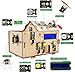 KEYESTUDIO Smart Home Starter Kit for Arduino for Uno R3, Electronics Home Automation Coding Kit, Wooden House DIY Sensor Kit STEM Educational Set for Adults Teens 15+