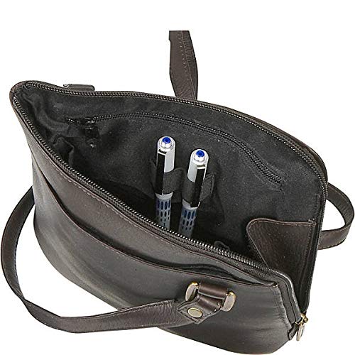 Le Donne Leather L-Zip Crossbody Shoulder Bag2