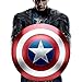 PRETAY 32Cm/47 Cm/60Cm Scudo di Capitan America Metallo Supereroe Scudo 1:1 Movie Edition Puntelli per Adulti Costume America Scudo Capitan America (Size : 32cm)