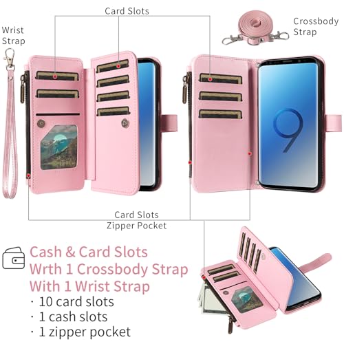 Coque Samsung Galaxy S9 Asuwish avec cordon et protège-écran