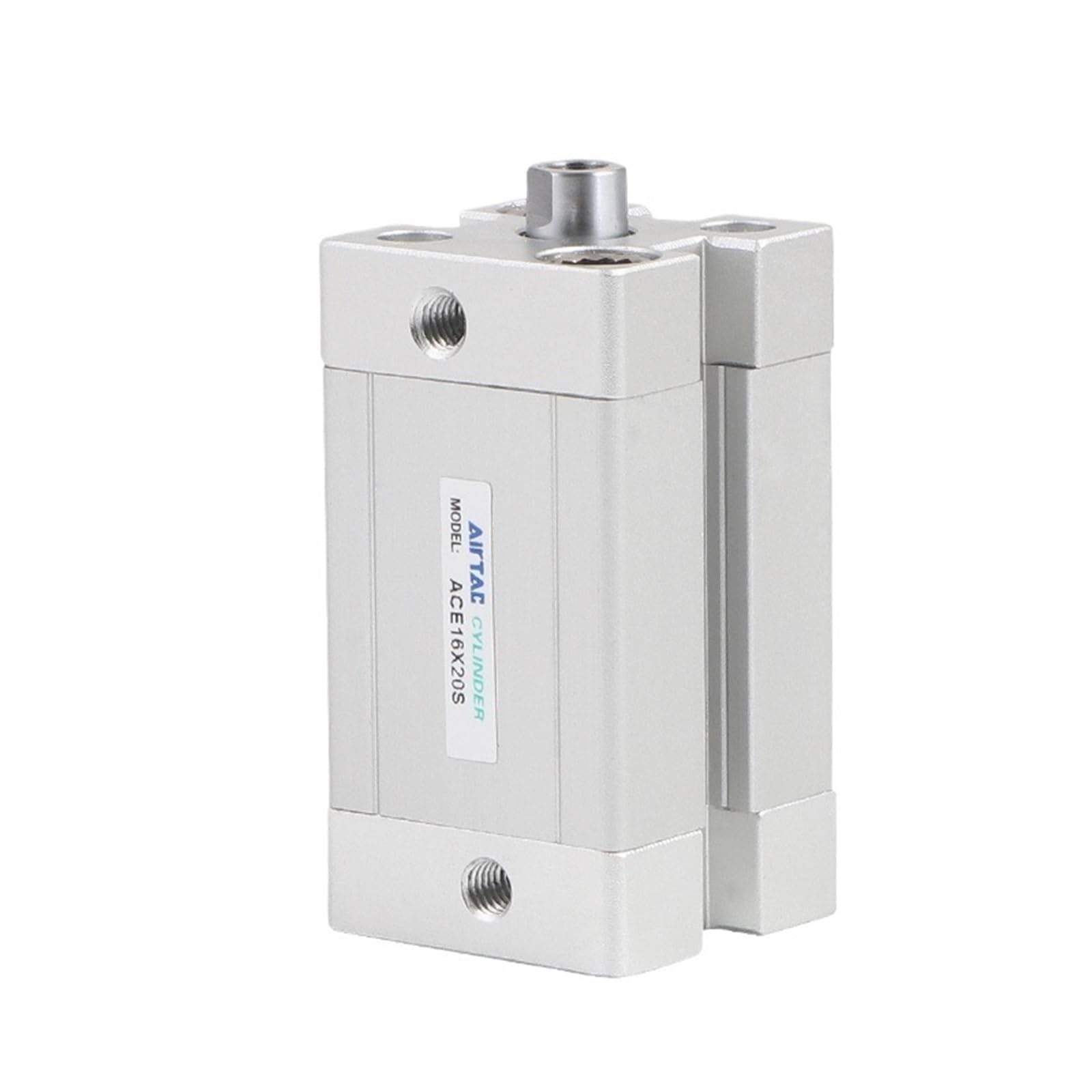 Cylindre compact pneumatique ACE20X25S double effet à faible friction et corps en aluminium