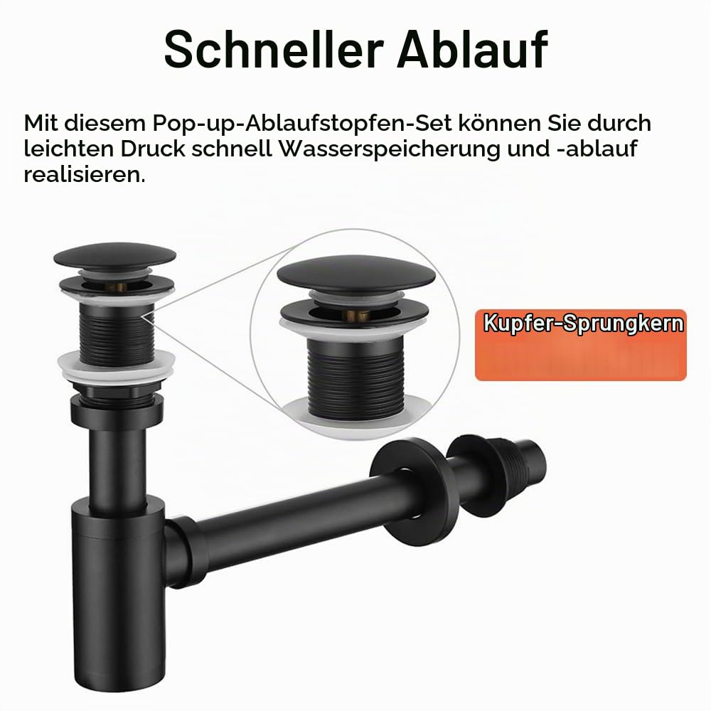 flaschenfallen set edelstahl waschbecken stopfen waschbecken waschbecken komplett set ohne überlauf siphon für küche badezimmer waschbecken waschbecken gold gebürstet