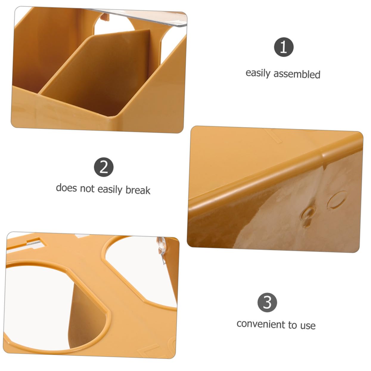 ARTIBETTER 3 pièces Boîte à Nourriture pour Oiseaux Distributeur Suspendu à Double Compartiment Plastique Résistant pour Cage Mangeoire Multifonction Pratique pour Pigeons et Petits Oiseaux