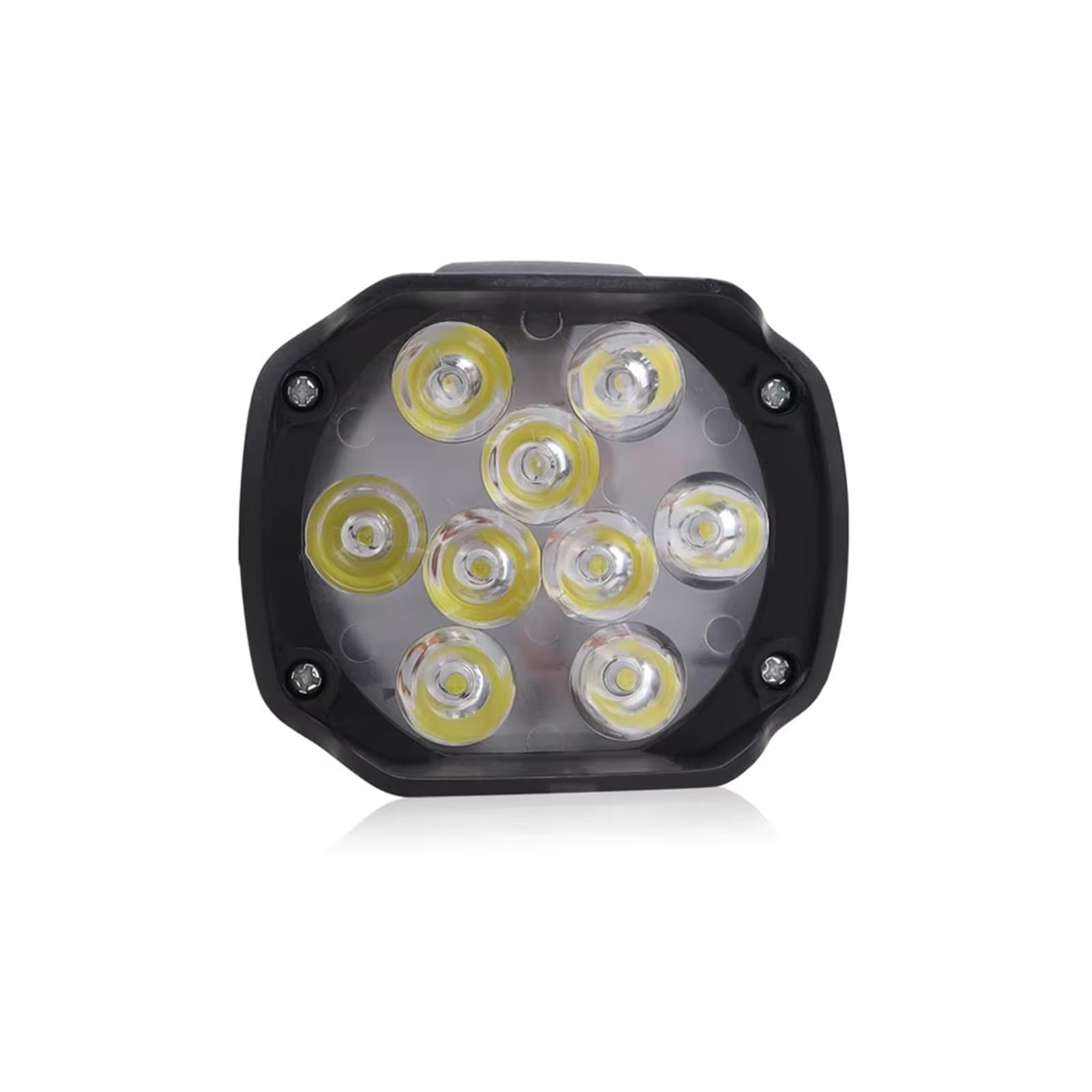 Fog Light Headlight Car ATV White 12v Waterproof Driving Work Lights Bulb Motorcycle Auxiliary Spotlight LED Lamp Motorcycle Front Head Lamp(1 piece)