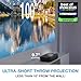 Optoma ML1080UST PHOTON GO Ultra Short Throw 1080p HDR10 Portable Projector, Triple Laser (RGB), Onboard Google TV with Netflix and Disney+ Certified, Built-in Battery, Wi-Fi & Bluetooth
