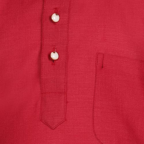 Image of SG YUVRAJ Raw Silk Kurta Set for Boys