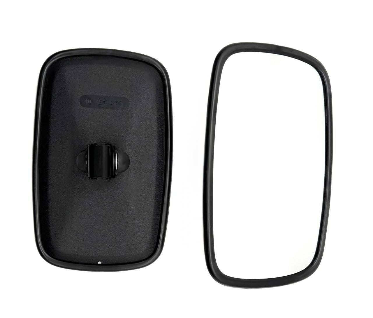 2 espejos retrovisores exteriores ø18 Bagger Transporter Traktor 230 x 145 mm Soporte de espejo