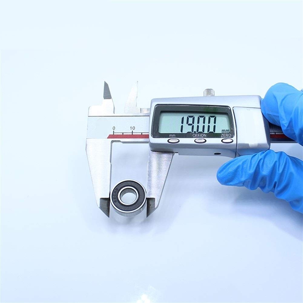 698-2RS 698RS Łożysko kulkowe głębokie rowki ABEC-1 10 SZTUK 8x19x6mm Miniaturowe łożyska 619 / 8RS Z2V1 698 2RS