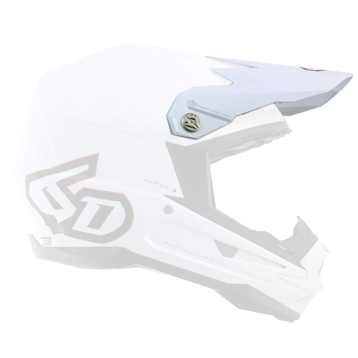 6D HelmetsATR-1 Visor - Solid (Gloss White)