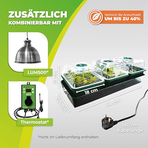 Serre chauffée Bio Green HOL 3 Hollandia avec réservoir d'eau pour protéger vos plantes du gel - 8