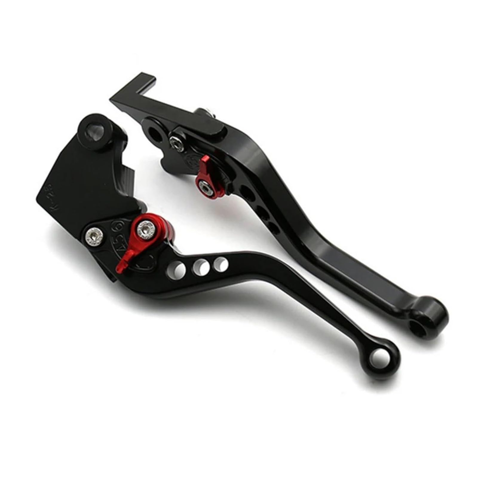 RVEVFBKBAL Adjustable Clutch Brake Levers for Hornet CB599 CB600 CB919 CBR 600 F2 F3 F4 F4i CBR900RR VTX1300 NC700 S/X(Short-Black)