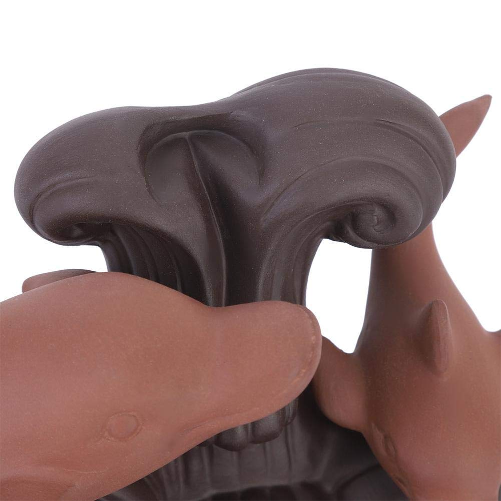Incense Holder, Ornamental Backflow Incense Burner Incense Holder Home Ornament with Dolphin Decor