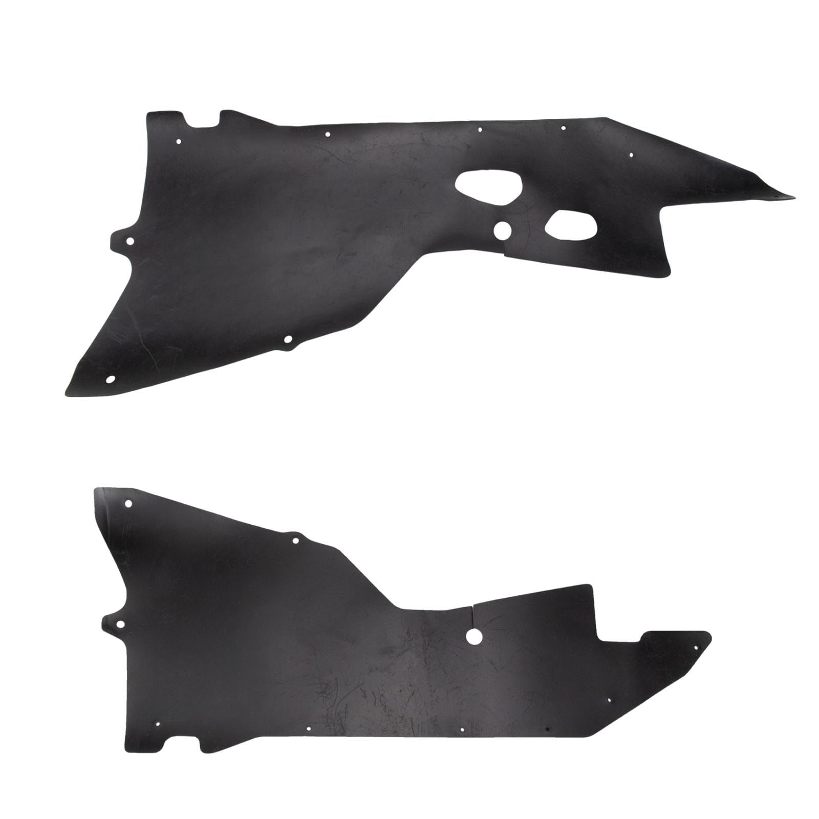 TRQ Driver &amp; Passenger Side Engine Splash Shield Compatible with 1999-2004 Nissan Frontier 2000 Xterra NI1228112 NI1228113